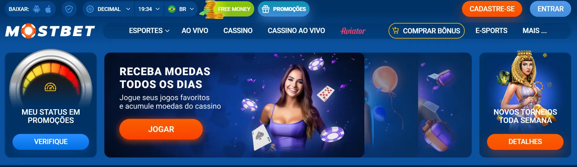 Código de bônus mostbet Brasil