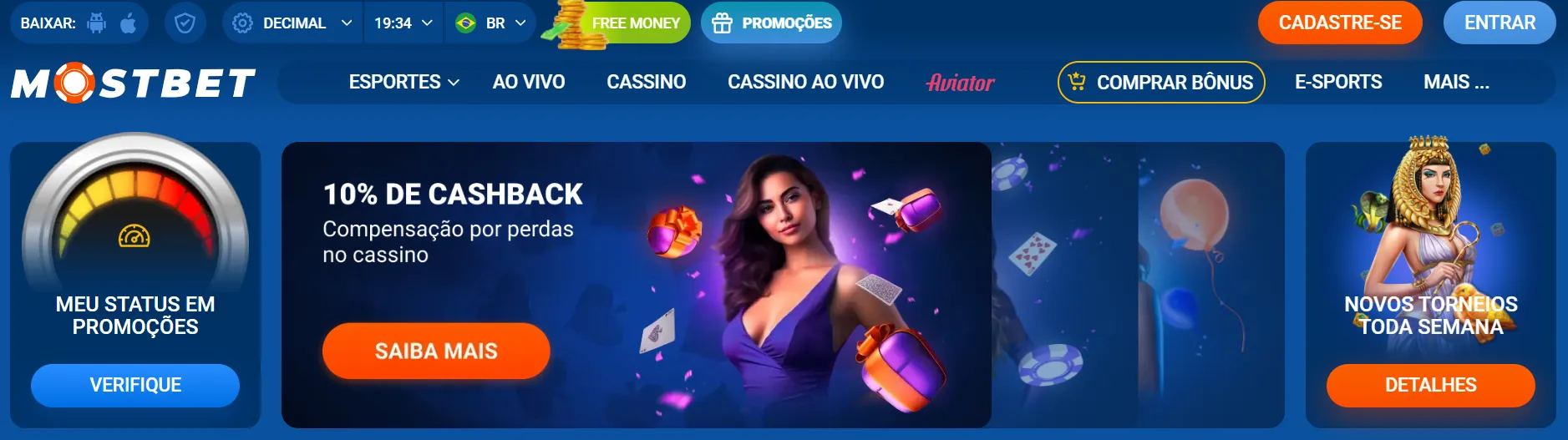 Mostbet online cassino Brasil